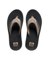 The Reef Mens Fanning Flip Flops in Fossil & Raven