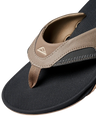 The Reef Mens Fanning Flip Flops in Fossil & Raven