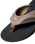 The Reef Mens Fanning Flip Flops in Fossil & Raven