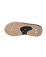 The Reef Mens Fanning Flip Flops in Fossil & Raven