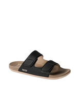 Cushion Tradewind Sandal in Black & Fossil