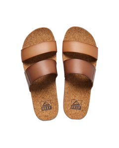 The Reef Womens Cushion Vista Hi Sandal in Espresso