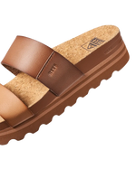 The Reef Womens Cushion Vista Hi Sandal in Espresso