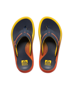 The Reef Mens Swellsole Cruiser Flip Flops in Navy Sunset