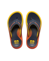 The Reef Mens Swellsole Cruiser Flip Flops in Navy Sunset