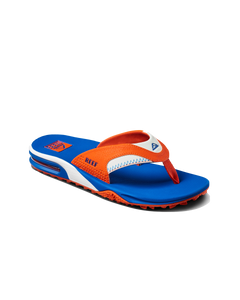 Fanning Pregame Flip Flops in Orange & Blue