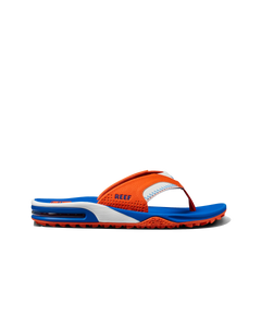 Fanning Pregame Flip Flops in Orange & Blue