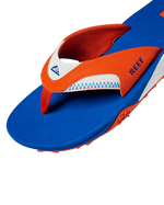 Fanning Pregame Flip Flops in Orange & Blue