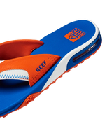 Fanning Pregame Flip Flops in Orange & Blue