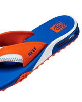 Fanning Pregame Flip Flops in Orange & Blue