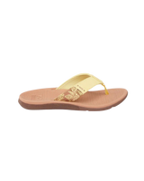 Santa Ana Flip Flops in Pale Banana