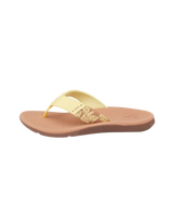 Santa Ana Flip Flops in Pale Banana