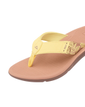 Santa Ana Flip Flops in Pale Banana