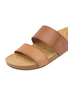 The Reef Womens Cushion Vista Sandal in Espresso Duo