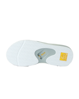 Fanning Flip Flops in Yellow, Grey & Grey