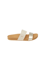 Cushion Vista Sandals in Vintage & Gold