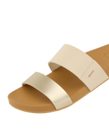 Cushion Vista Sandals in Vintage & Gold