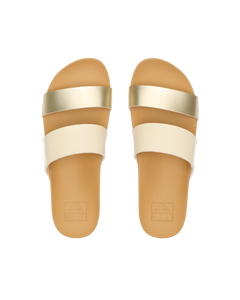 Cushion Vista Sandals in Vintage & Gold