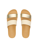 Cushion Vista Sandals in Vintage & Gold
