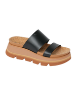 Vista Luxe Siaa Sandals in Black & Tan