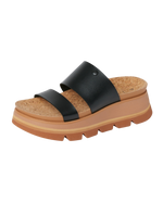 Vista Luxe Siaa Sandals in Black & Tan