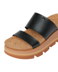 The Reef Womens Vista Luxe Siaa Sandals in Black & Tan