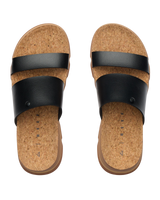 The Reef Womens Vista Luxe Siaa Sandals in Black & Tan