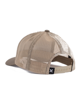 The Hurley Mens Seacliff Trucker Cap in Medium Olive