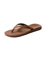 The Reef Womens Womens Ojai Classic Slim Flip Flops in Dark Brown