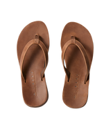 The Reef Womens Womens Ojai Classic Slim Flip Flops in Dark Brown
