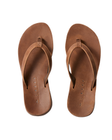 The Reef Womens Womens Ojai Classic Slim Flip Flops in Dark Brown