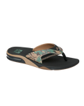 The Reef Mens Fanning Flip Flops in Black & Camo