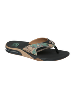 The Reef Mens Fanning Flip Flops in Black & Camo