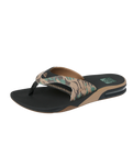 The Reef Mens Fanning Flip Flops in Black & Camo
