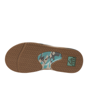 The Reef Mens Fanning Flip Flops in Black & Camo