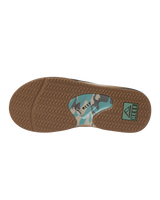 The Reef Mens Fanning Flip Flops in Black & Camo