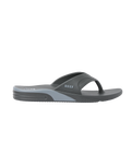 The Reef Mens Fanning H20 Flip Flops in Grey