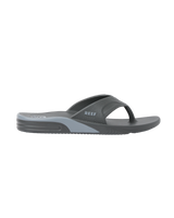 The Reef Mens Fanning H20 Flip Flops in Grey