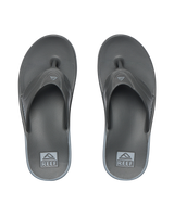 The Reef Mens Fanning H20 Flip Flops in Grey