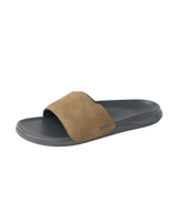The Reef Mens Tailslide Sliders in Grey & Tan