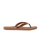 The Reef Womens Solaye Flip Flops in Chocolate