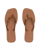 The Reef Womens Solaye Flip Flops in Chocolate