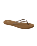 The Reef Womens Bliss Nights Flip Flops in Chocolate Stripe