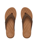 The Reef Womens Cushion Melody Flip Flops in Chocolate & Lion
