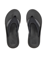 The Reef Mens Fanning+ Flip Flops in Black & Gum
