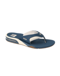 The Reef Mens Fanning Flip Flops in Navy & Oat