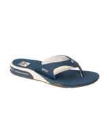 The Reef Mens Fanning Flip Flops in Navy & Oat