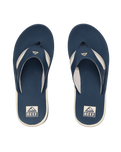 The Reef Mens Fanning Flip Flops in Navy & Oat