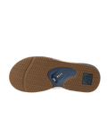 The Reef Mens Fanning Flip Flops in Navy & Oat