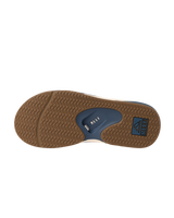 The Reef Mens Fanning Flip Flops in Navy & Oat